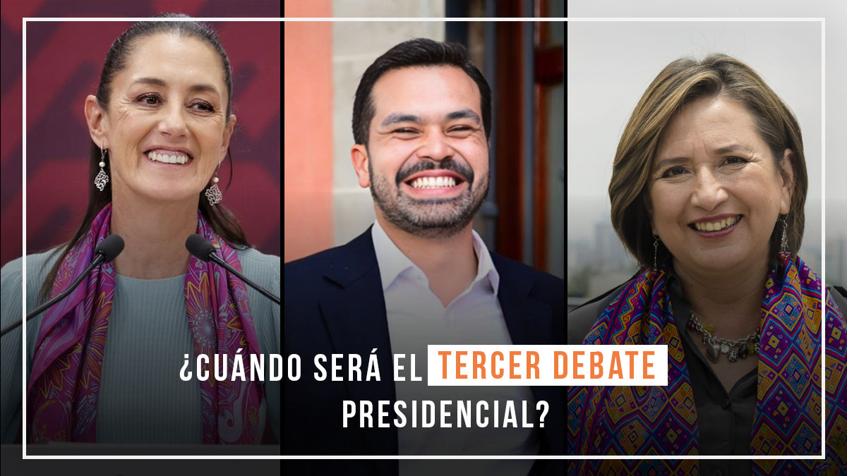 Elecciones 2024: ¿cuándo será el tercer debate presidencial?