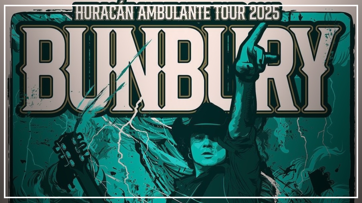 Bunbury anunció las fechas del Huracán Ambulante Tour 2025