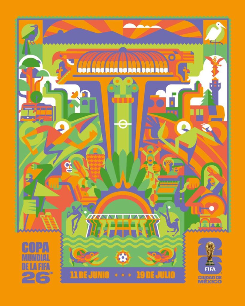 CDMX poster oficial Mundial FIFA 2026