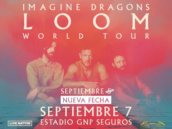 Imagine Dragons CDMX 2025 Loom World Tour