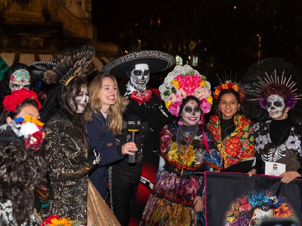 Mega Procesión de Catrinas