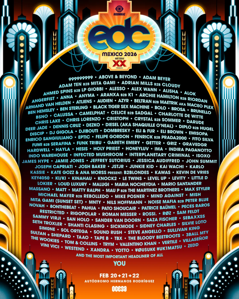 EDC México 2026_Lineup